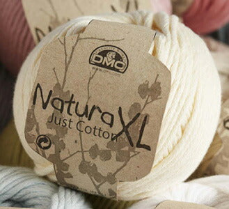 DMC NaturaXL ナチュラXL 色1 Just Cotton 【KN】:【KIYOHARA】 手編み用 コットン サマーヤーン 毛糸 編み物 超 極太