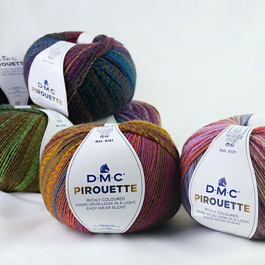 DMC PIROUETTE ピルエット 200g巻 【KN】: 毛糸 極太 段染 編み物