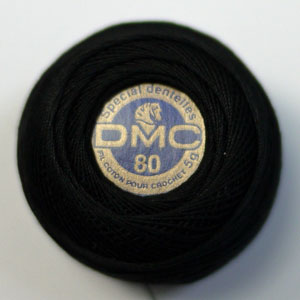 DMC SPECIAL DENTELLES スペシャルダンテル 80番 5g 色2 【KN】 #80 レース糸 サマーヤーン タティング レースに最適 単色