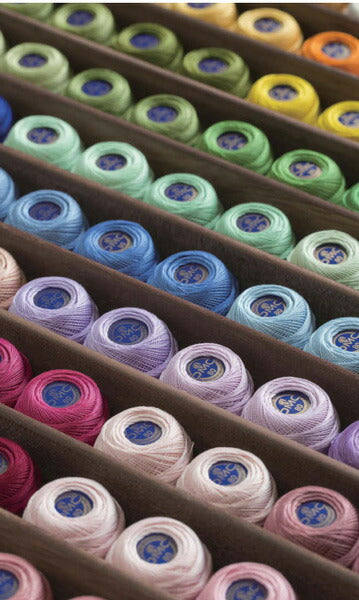 DMC SPECIAL DENTELLES スペシャルダンテル 80番 5g 色4 【KN】#80 レース糸 サマーヤーン タティング レースに最適 グラデーション