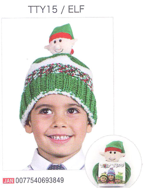【処分】DMC TOP THIS! elf エルフ (TTY15EF) 【KN】 ぬいぐるみ付き 帽子用毛糸 ニット帽 キット