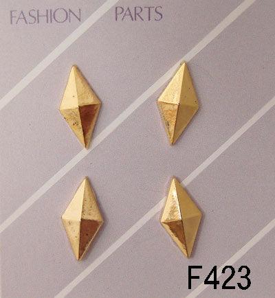 在庫処分 ワンタッチポイントf423 【KN】 3F アクセサリー ポイント ニット ハンドメイド 金 ゴールド