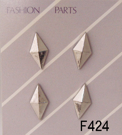 在庫処分 ワンタッチポイントf424 【KN】 3F アクセサリー ポイント ニット ハンドメイド シルバー 銀