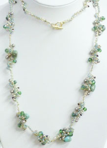 ビーズクロッシェ アクセサリーキット  ループロングネックレス Fraw-309 堤まさみオリジナル 【KN】