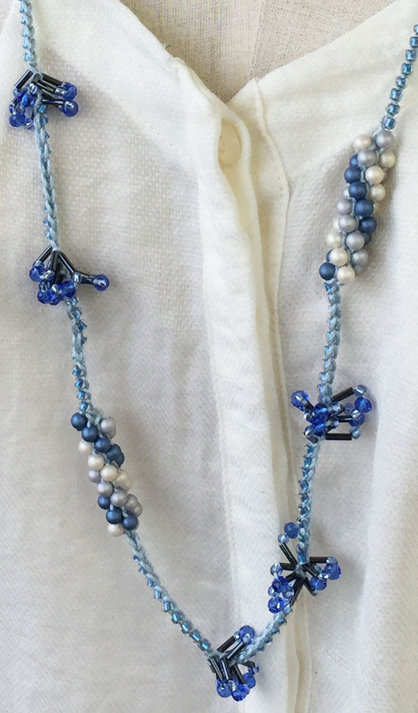 ビーズクロッシェ アクセサリーキット  つぶチョコネックレス ソーダ Fraw-313 堤まさみオリジナル 【KN】