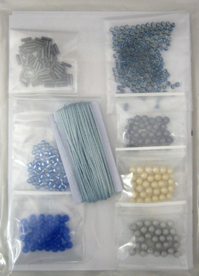 ビーズクロッシェ アクセサリーキット  つぶチョコネックレス ソーダ Fraw-313 堤まさみオリジナル 【KN】