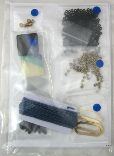 キット マルチカラーパーツネックレス Fraw-335 堤まさみ オリジナル 【KN】 ビーズクロッシェ アクセサリーキット