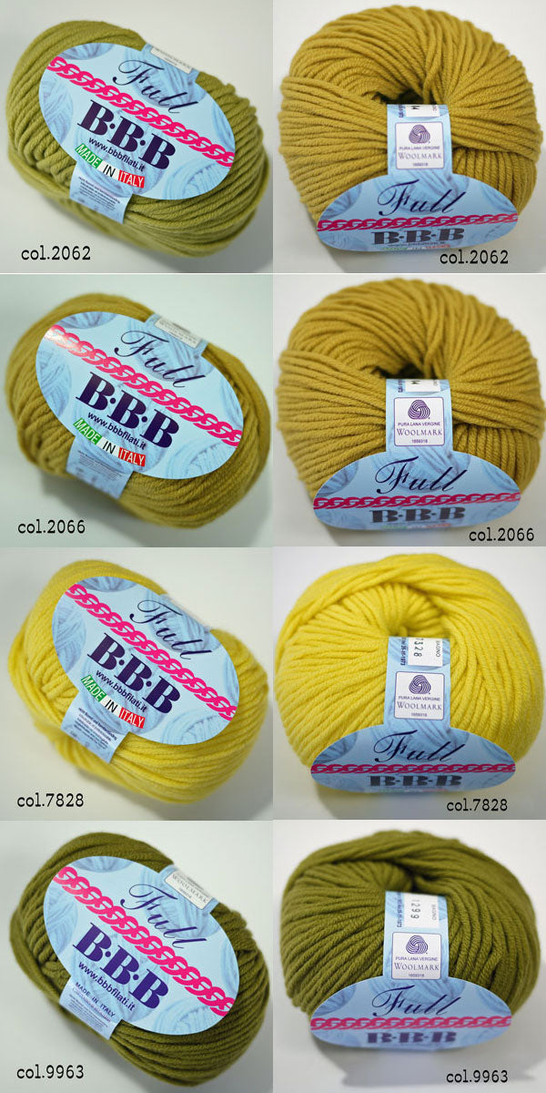 処分!! BBB FULLフル メリノ極太【イタリア直輸入】B.B.B FILATI 2X【KN】 特価 毛糸 編み物 手編み
