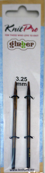 ニットプロ ginger 付け替え式 輪針 40cm・50cm用 針先 3.25mm (31222) 【KN】新旧パッケージが混在しています 4号マイナス0.05mm 編み物 編み針