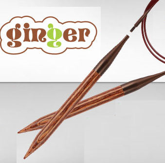 ニットプロ ginger 付け替え式 輪針 40cm・50cm用 針先 8.00mm (31232) 【KN】 ジャンボ 編み物 編み針 8mm