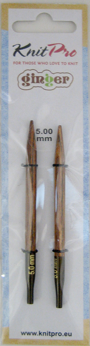 ニットプロ ginger 付け替え式 輪針 40cm用 針先 5.00mm (31227) 【KN】 10号マイナス0.1mm 編み物 編み針 5mm