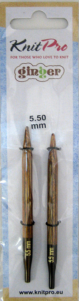 ニットプロ ginger 付け替え式 輪針 40cm用 針先 5.50mm (31228) 【KN】 11号プラス0.1mm 編み物 編み針 5.5mm