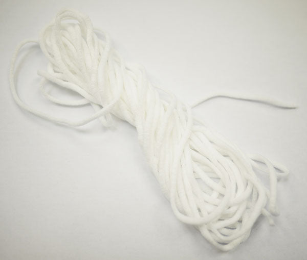 丸ゴム 2mm 5m 丸 白【KN】手づくりマスクマスク用ストレッチコード