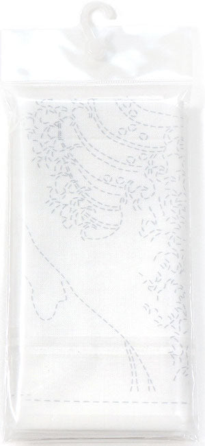 花ふきん 布パック 神奈川沖浪裏 H-1094 (布地:白) オリムパス 【KY】 Olympus 刺し子 手芸 葛飾北斎 富嶽三十六景