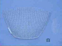 ハマナカ あみあみ立体バッグ トート型 H202-348-1 白 3枚1組 【KY】