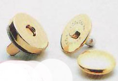 カシメ式マグネット付丸型ホック (14mm) 金 H206-047-1 ハマナカ 【KY】 マグネットホック