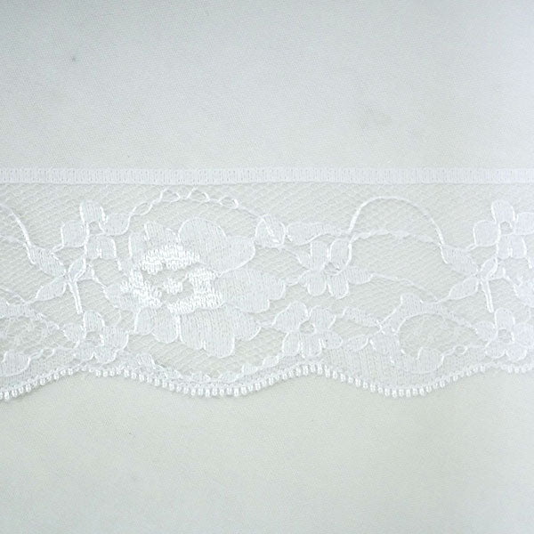 在庫処分 ラッセルレースK H809-036 幅3.5cm 長さ800cm ハマナカ 【KN】2F-C 8m 手芸用レース