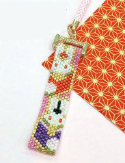 キット 桃の節句 根付け うさぎ PB-40 ホビックス  【KN】 ビーズステッチ 根付 ひな祭り