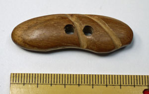 在庫限り!木ボタン 5442 col.43 45mm 木製 ホシ在庫限り!ライト ボタン 【KN】