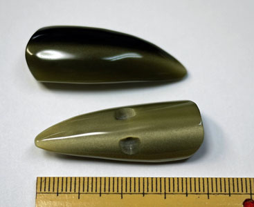 在庫限り!飾りボタン 5419 col.67 40mm ホシ在庫限り!ライト ボタン 【KN】