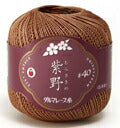 在庫・ レース糸 #40 紫野 25g ダルマ 【KN】サマーヤーン 春夏 毛糸 レース編み 40番 2360