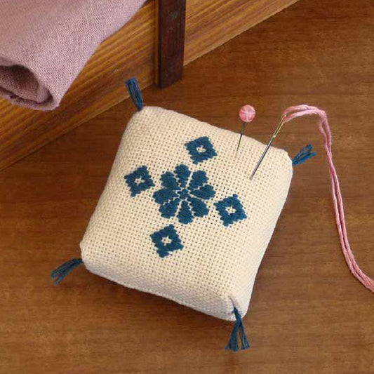 こぎんキット ピンクッション(ベージュ) こぎん8 オリムパス【KY】 キット こぎん刺し