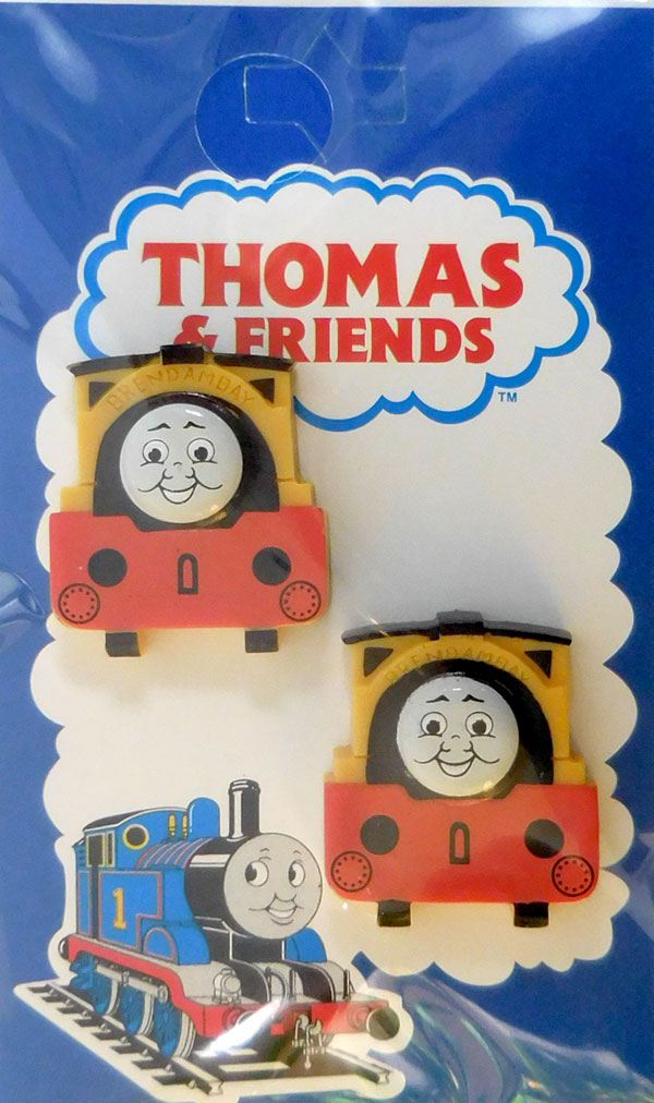 トーマス ボタン ビル&ベン TM9 稲垣服飾 【KN】 2個付 きかんしゃトーマス レリーフボタン