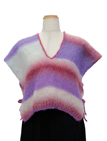 インダルジェンスモヘヤ 100g大巻【KN】 2I イタリア製 段染 モヘア アルパカ 元廣 毛糸