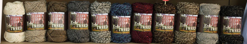 エバーツイード オリムパス 【KY】 毛糸 編み物 タスマニアンコリデール ツィード 並太