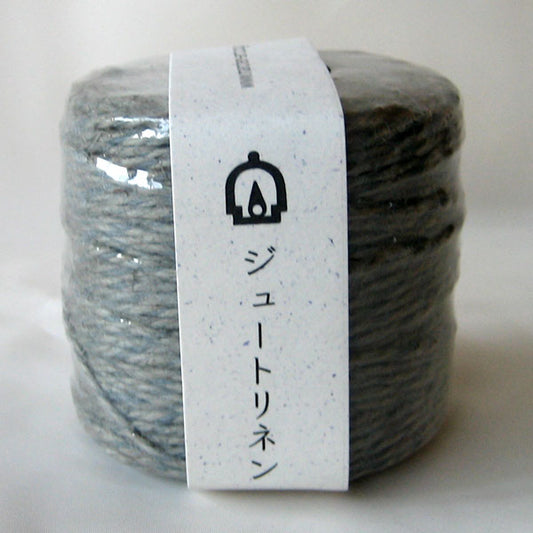 ジュートリネン グレー (col.675) メルヘンアート 【KY】 (2.0mm/100m) 黄麻 リネン