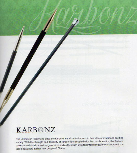 ニットプロ KARBONZ カーボンズ 付け替え式 輪針 針先6.000mm 41309 【KN】 編み物 手あみ