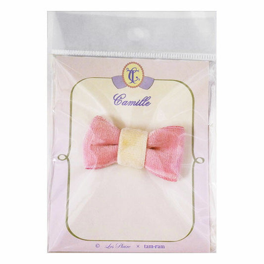 在庫限り 蝶リボン 別珍(L)ラズベリー LP-406-1 キンキ 2F-E 【KN】手芸 ハンドメイド リメイク 手作り かわいい