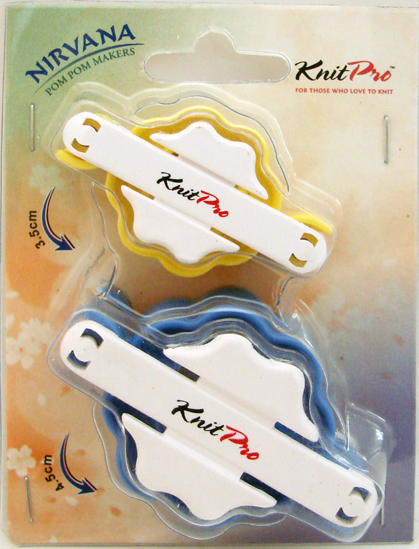 ニットプロ ポンポンメーカー 中セット (3.5&4.5cm) Nirbana 10863 【KN】 編み物 手あみ