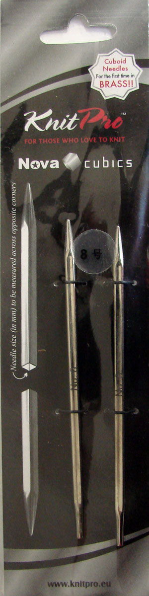 ニットプロ Nova cubics ノバキュービック 付け替え式輪針 針先 8号(4.50mm)12382 【KN】 編み物 手あみ