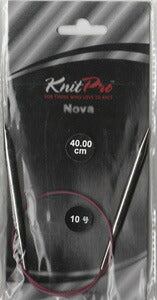 在庫限り ニットプロ ノバメタル 輪針40cm 8~13号(77309-77314) 【KN】 編み物 手あみ