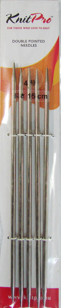 ニットプロ ノバメタル 5本針15cm 4号 棒針単品(77124) 【KN】 編み物 手あみ