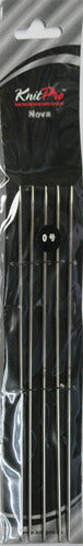ニットプロ ノバメタル 5本針20cm 0号(77140)~3号(77143) 棒針単品 【KN】 編み物 手あみ
