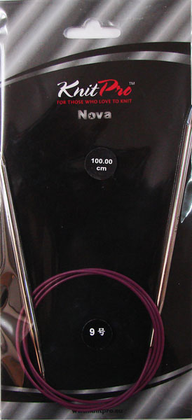在庫限り ニットプロ ノバメタル 輪針100cm 7号~13号(77357~77363) 【KN】 編み物 手あみ