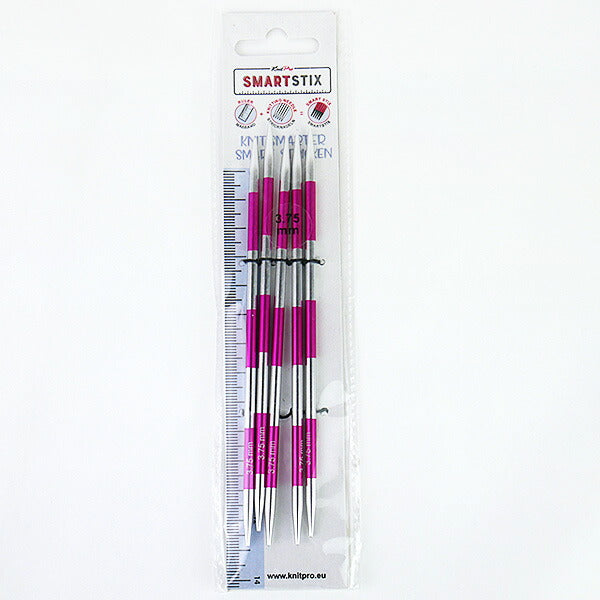 Smart Stix 5本針 14cm 3.75mm ニットプロ 42008【KN】 編み物 棒針