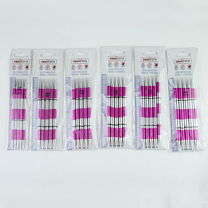 Smart Stix 5本針 14cm 5.00mm ニットプロ 42011【KN】 編み物 棒針