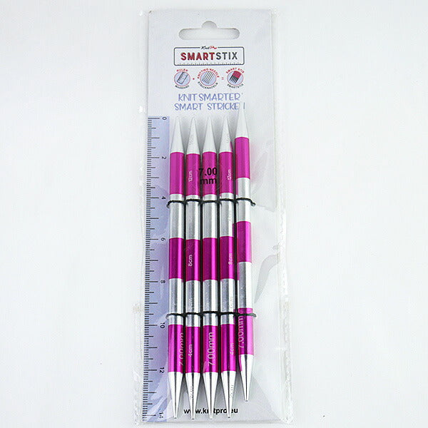 Smart Stix 5本針 14cm 7.00mm ニットプロ 42015【KN】 編み物 棒針