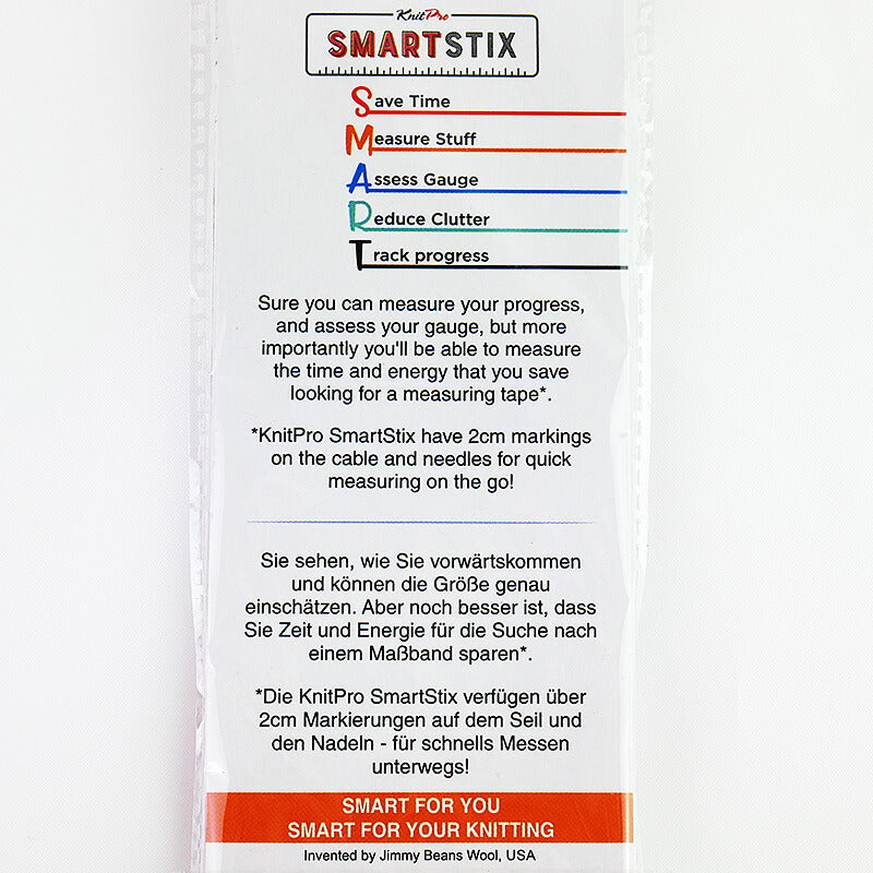 Smart Stix 5本針 20cm 3.00mm ニットプロ 42025【KN】 編み物 棒針