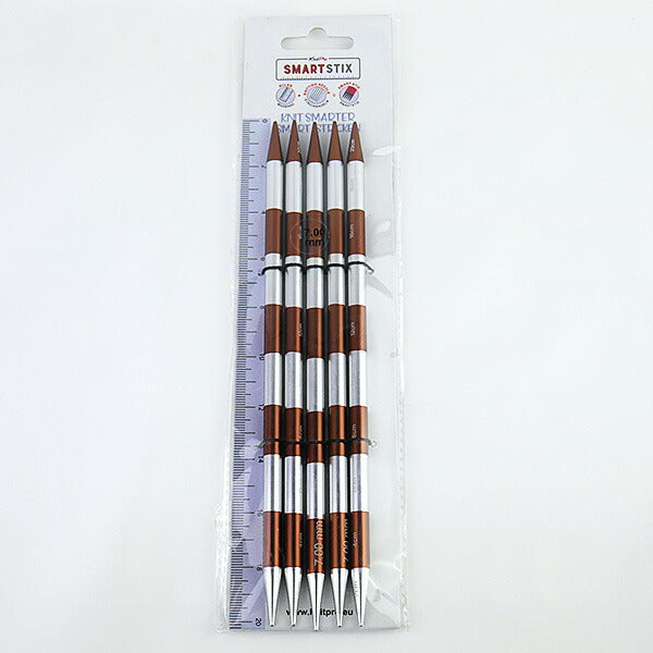 Smart Stix 5本針 20cm 7.00mm ニットプロ 42035【KN】 編み物 棒針