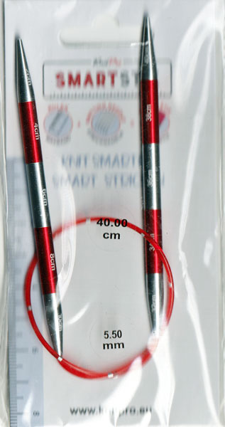 在庫処分 ニットプロ Smartstix 輪針 40cm 5.50mm 42052【KN】 編み物 手あみ