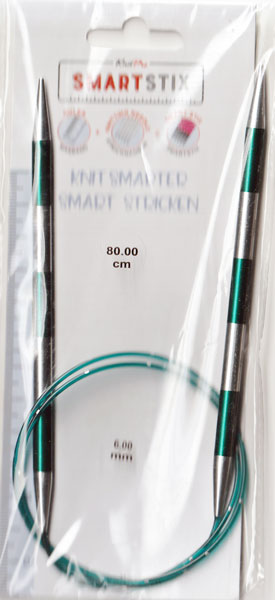 ニットプロ Smartstix 輪針 80cm 6.00mm 42093【KN】 編み物 手あみ