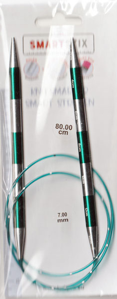 ニットプロ Smartstix 輪針 80cm 7.00mm 42095【KN】 編み物 手あみ