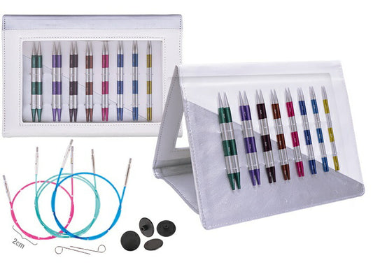 ニットプロ Smart stix 付け替え式 輪針 デラックスセット 42140 【KN】編み物 棒針 手編み