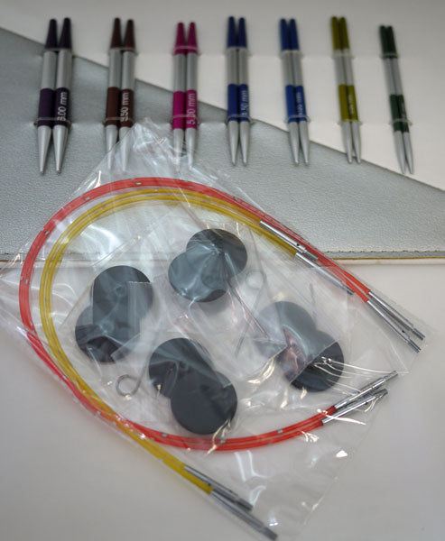 ニットプロ Smart stix 付け替え式 短輪針 40cm&50cm デラックスセット 42161 【KN】編み物 棒針 手編み