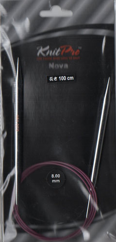 在庫限り ニットプロ ノバメタル 輪針100cm 14号~8.00mm(77364~77397) 【KN】 編み物 手あみ