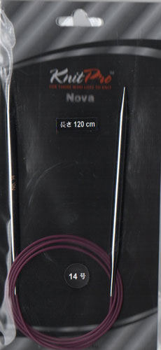在庫限り ニットプロ ノバメタル 輪針120cm 14号~8.00mm(77379~77472) 【KN】 編み物 手あみ